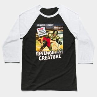 Revenge Of The Creature Movie Poster Baseball T-Shirt